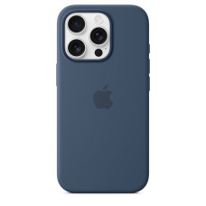 Чехол Silicone Case with MagSafe для iPhone 16 Pro Max denim