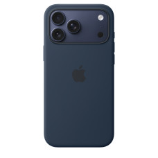 Чехол Silicone Case with MagSafe для iPhone 17 Pro Max midnight
