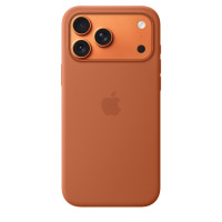 Чохол Silicone Case with MagSafe для iPhone 17 Pro Max terra cotta
