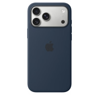 Чохол Silicone Case with MagSafe для iPhone 17 Pro midnight
