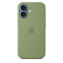 Чохол Silicone Case with MagSafe для iPhone 17 light moss