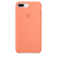 Чехол Silicone Case для iPhone 7 Plus/ 8Plus peach