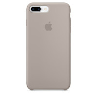 Чехол Silicone Case для iPhone 7 Plus/ 8Plus pebble