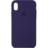 Чехол Silicone Case для iPhone X/XS amethyst