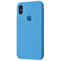Чохол Silicone Case для iPhone XS Max cornflower