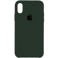 Чохол Silicone Case для iPhone XS Max dark green