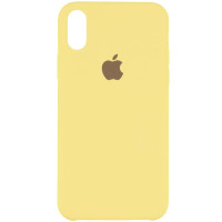 Чохол Silicone Case для iPhone X/XS gold