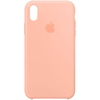 Чохол Silicone Case для iPhone X/XS grapefruit