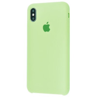 Чохол Silicone Case для iPhone XS Max grass green