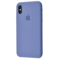 Чехол Silicone Case для iPhone X/XS lavender gray