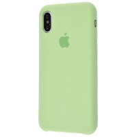 Чехол Silicone Case для iPhone X/XS mint
