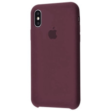 Чохол Silicone Case для iPhone X/XS plum