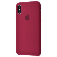 Чохол Silicone Case для iPhone X/XS rose red
