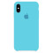 Чохол Silicone Case для iPhone X/XS sea blue