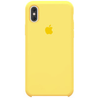 Чохол Silicone Case для iPhone X/XS yellow