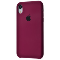 Чехол Silicone Case для iPhone XR marsala