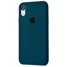 Чехол Silicone Case для iPhone XR pacific green