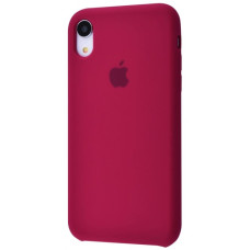 Чехол Silicone Case для iPhone XR rose red