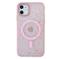 Чохол Splattered with MagSafe для iPhone 13 pink