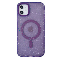 Чехол Splattered with MagSafe для iPhone 13 purple