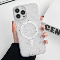 Чохол Splattered with MagSafe для iPhone 14 Pro Max white