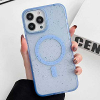 Чехол Splattered with MagSafe для iPhone 15 Pro Max sierra blue