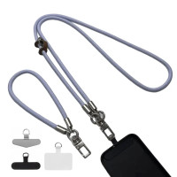 Набор шнурков 120см + 35см для телефона light blue