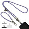 Набір шнурків 120см + 35см для телефону light purple