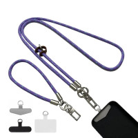 Набір шнурків 120см + 35см для телефону purple / blue