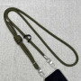 Шнурок з двома кріпленнями (8мм) 150см для телефону army green