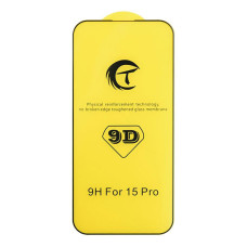 Защитное стекло 9D для iPhone 15 Pro