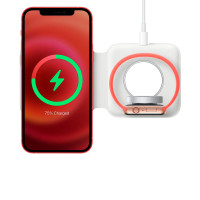 Бездротовий зарядний пристрій Apple MagSafe Duo Charger white (MHXF3) для iPhone / AirPods / Apple Watch
