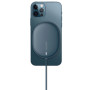 Бездротовий зарядний пристрій Baseus Light Magnetic Wireless Charger for IP12 blue