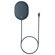 Бездротовий зарядний пристрій Baseus Light Magnetic Wireless Charger for IP12 blue