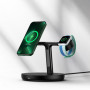 Бездротовий зарядний пристрій Baseus Swan 3in1 Magnetic Wireless Charger 20W