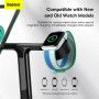 Бездротовий зарядний пристрій Baseus Swan 3in1 Magnetic Wireless Charger 20W