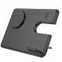 Беспроводное зарядное устройство Hoco CQ1 3in1 Geek folding for iWatch Magnetic Wireless Charger black