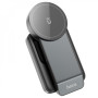 Бездротовий зарядний пристрій Hoco CQ3 3in1 Magnetic Wireless Charger black