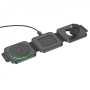 Бездротовий зарядний пристрій Hoco CQ4 3in1 Magnetic Wireless Charger black