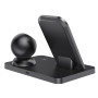 Бездротовий зарядний пристрій Hoco CW33 Ultra Charge 3in1 black