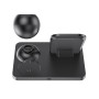 Бездротовий зарядний пристрій Hoco CW33 Ultra Charge 3in1 black