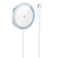 Беспроводное зарядное устройство MagSafe Hoco CW53 Quick white