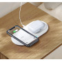 Беспроводное зарядное устройство JoyRoom 2 in 1 Make simple RJ-A26 white