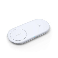 Беспроводное зарядное устройство JoyRoom 2 in 1 Make simple RJ-A26 white