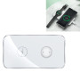 Бездротовий зарядний пристрій Rock Leather 2in1 W32 white