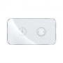 Бездротовий зарядний пристрій Rock Leather 2in1 W32 white