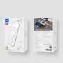 Бездротовий зарядний пристрій Rock Leather 2in1 W32 white