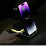 Бездротовий зарядний пристрій Smart 3 in 1 A8 black