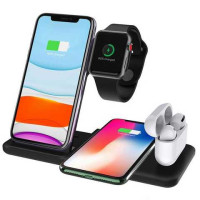 Бездротовий зарядний пристрій Smart Fast 4 in 1 15W black