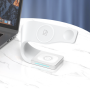 Беспроводное зарядное устройство Smart 3 in 1 L178 Fast 15W MagSafe white